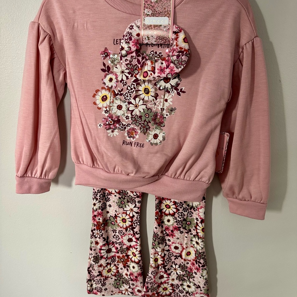Floral Pink Kids Set